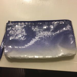 Bath and Bodyworks Sequin Makeup Bag